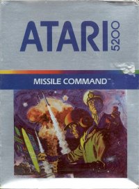 Missile Command Atari 5200 US box art